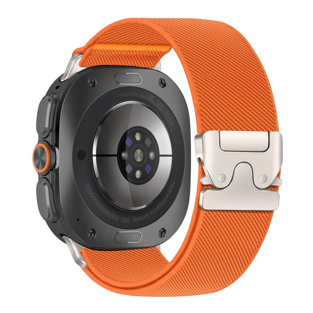 Tech Protect Nylon Lås Samsung Galaxy Watch Ultra 1 / 2 2024 2026 (47 Mm) Orange