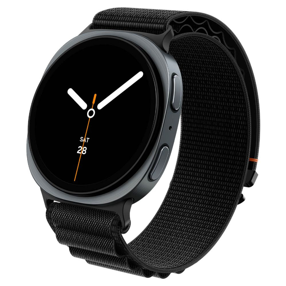 Spigen Wbf1 Band Til Samsung Galaxy Watch 8 / 9 / Classic (40 / 44 / 46 Mm) Sort