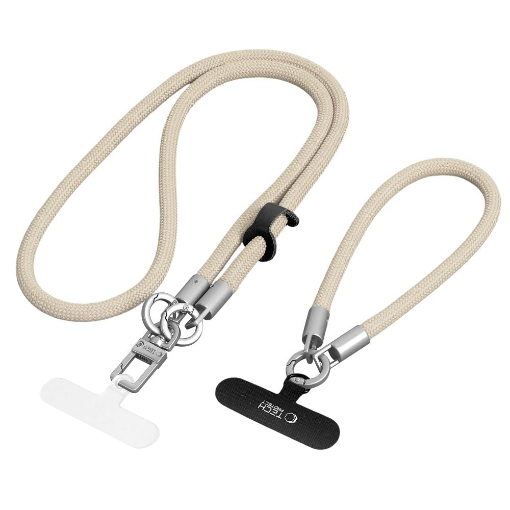 Tech Protect C10 S Rebskursbody Og Håndledstaske ørkenbeige/Titanium