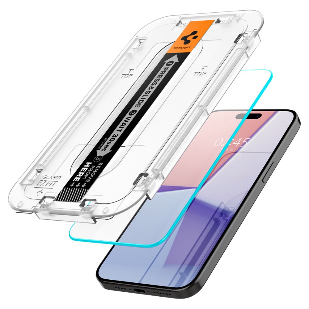 Hærdet Glas Spigen Glas.Tr ”Ez Fit” 2 Pack Iphone 15 Pro Clear
