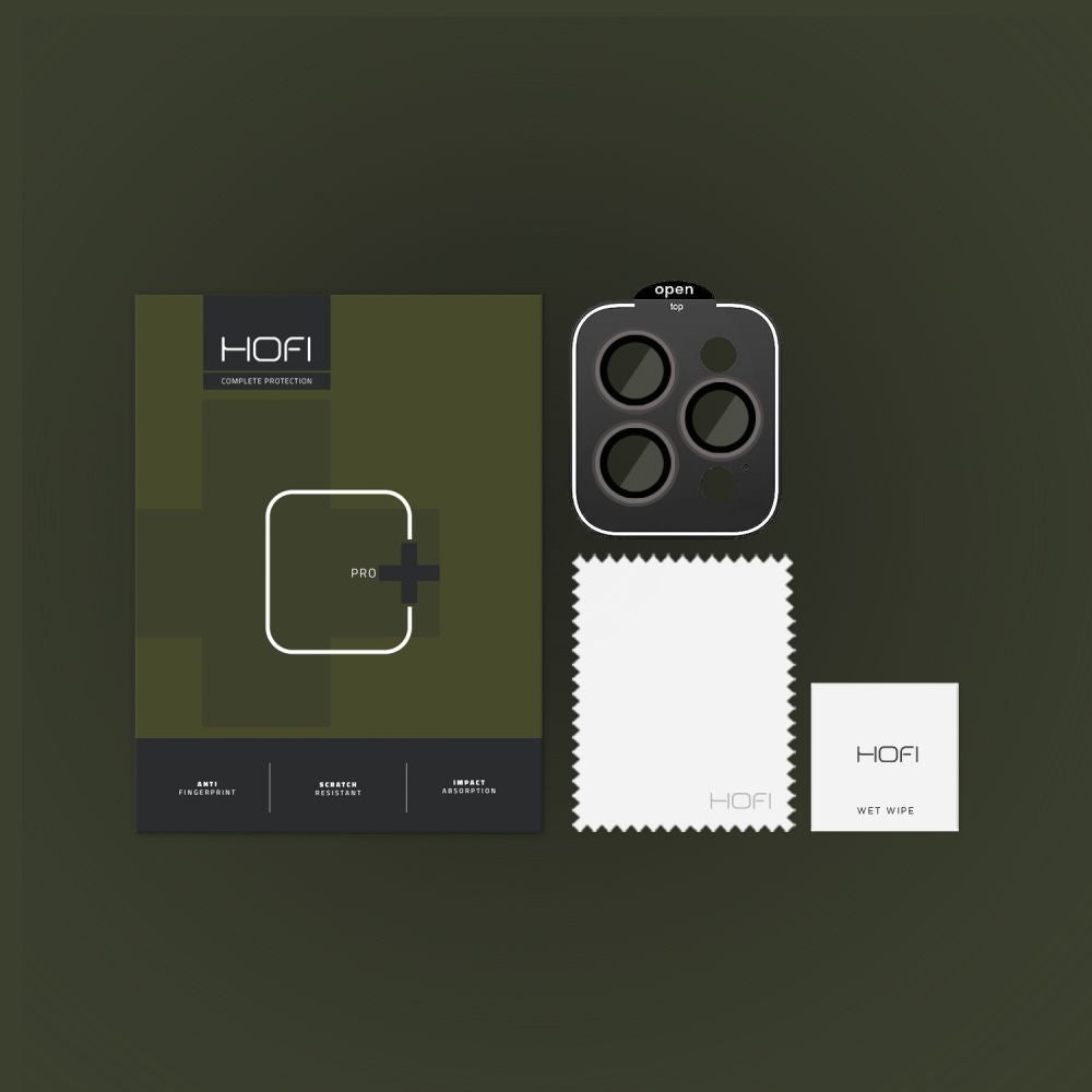 Kamera Beskyttelse Hofi Camring Pro+ Iphone 15 Pro / 15 Pro Max Sort