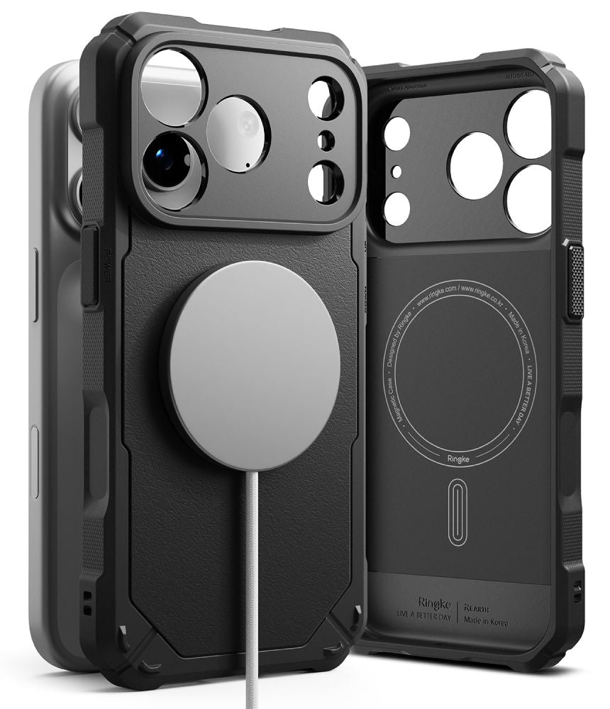 Ringke Rugged Gear Magnetisk Magsafe Iphone 17 Pro Max / 18 Pro Max Sort