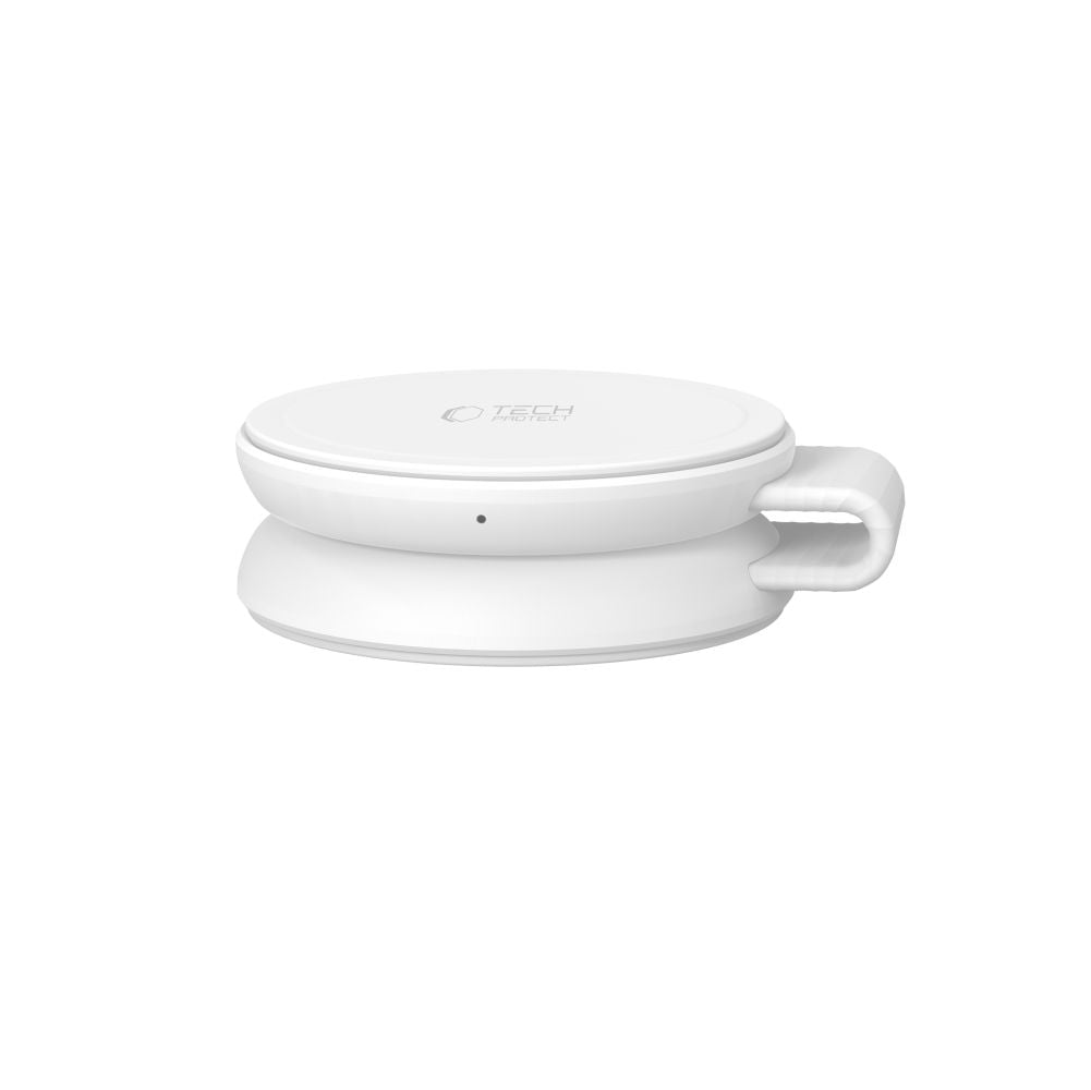 Tech Protect A55 2 I 1 Magnetisk Magsafe Trådløs Oplader 25 W Qi2.2 Hvid