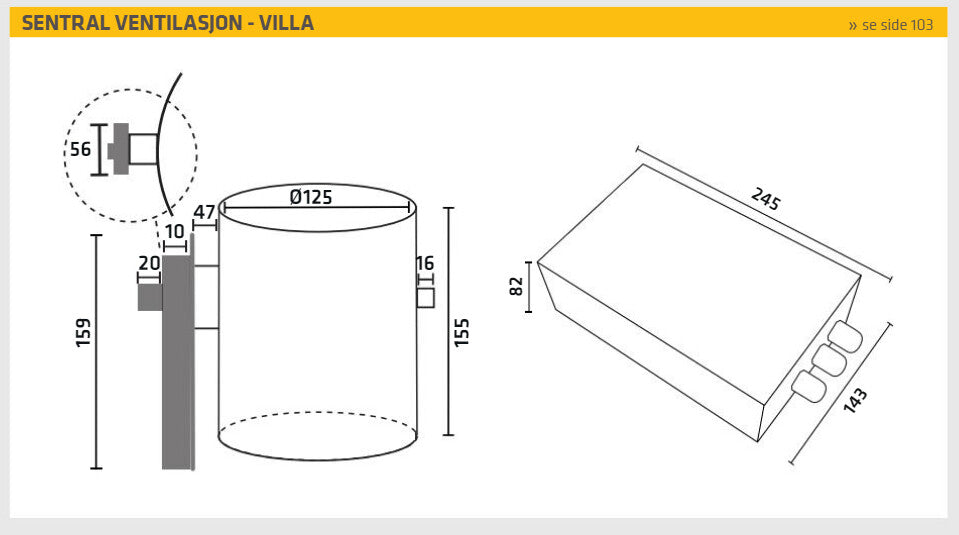 Thermex 527.41.7872.8 Decor 787 70cm sort CVV