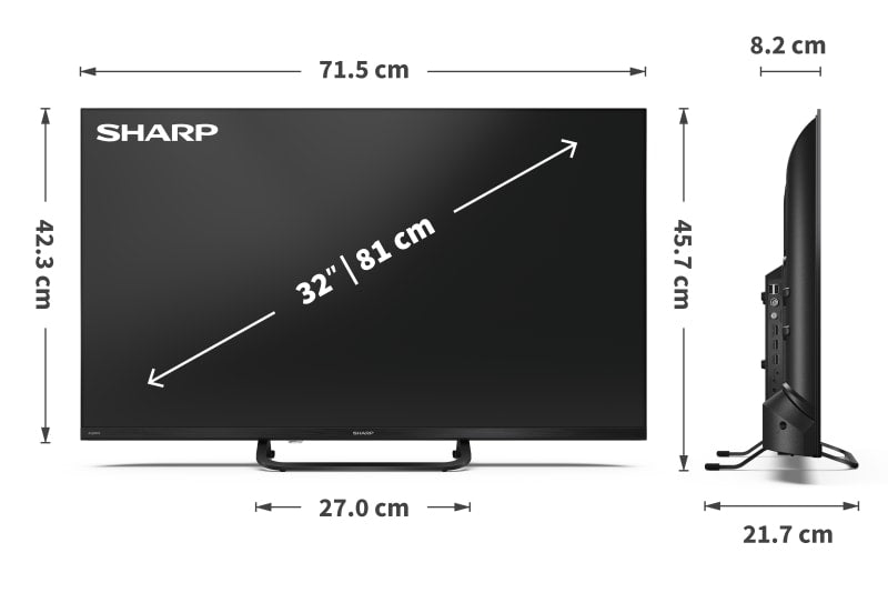 SHARP 32HF3265E LED Smart TV