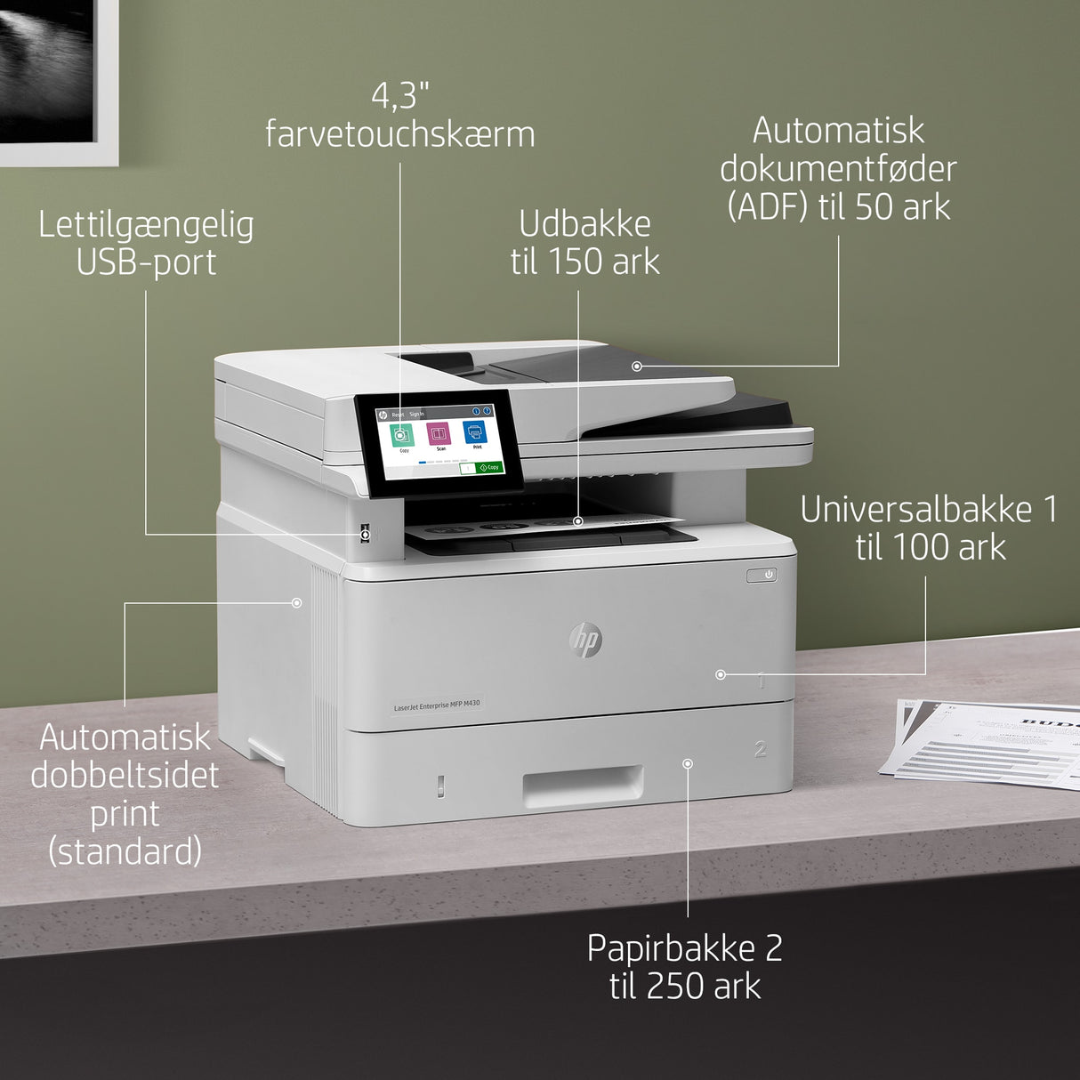 HP LaserJet Enterprise MFP M430f