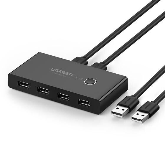 Ugreen 30767 interface hub USB 2.0 Sort