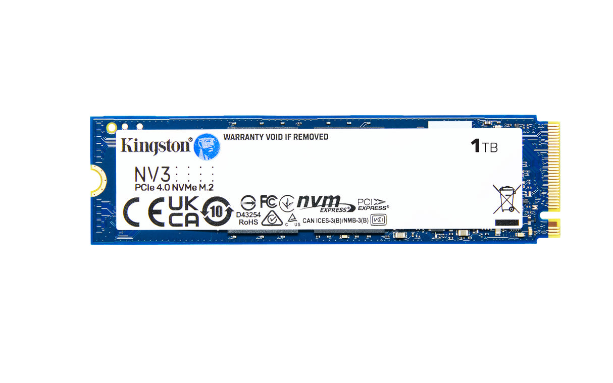 Kingston SSD NV3 1TB M.2 PCI Express 4.0 x4 (NVMe)