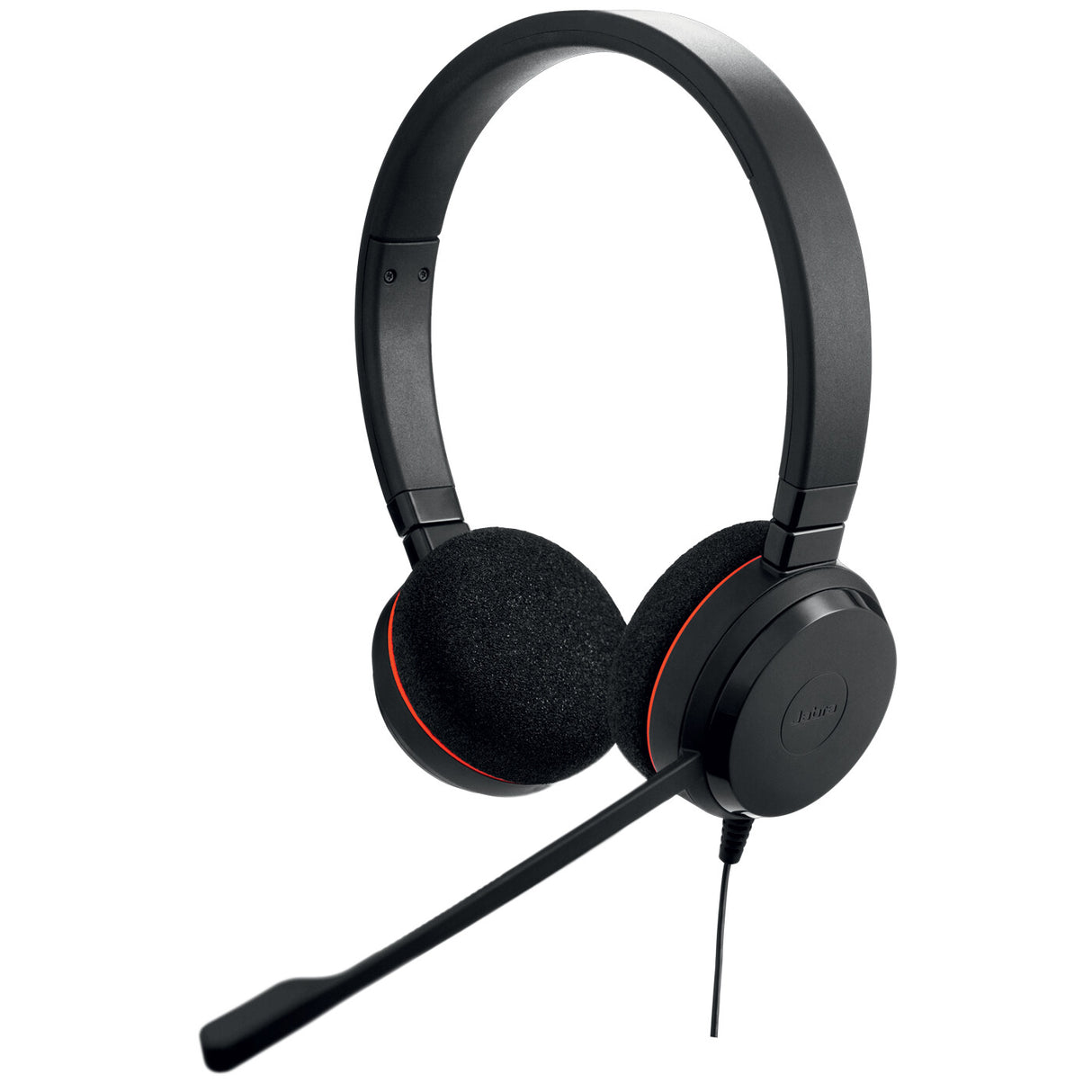 Jabra Evolve 20 Headset Ledningsført Kontor/Callcenter USB Type-C / USB Type-A Sort