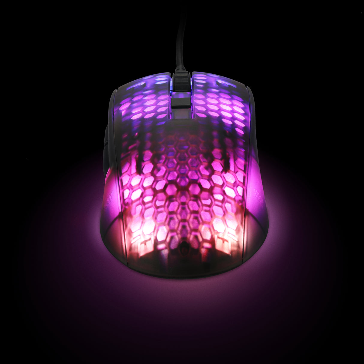 Deltaco Gaming DM310 ultralight mouse, semi-transparent blac