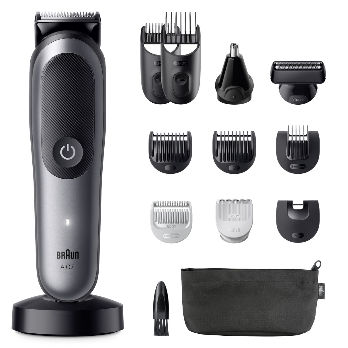 Braun 80789908 skæg- og hårtrimmer Mørkegrå 21 Lithium-Ion (Li-Ion)