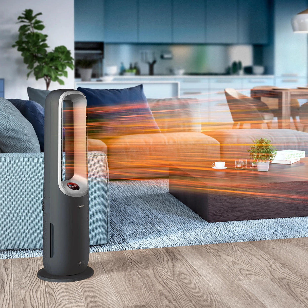 Philips Air Performer 8000 series AMF870/15 3-i-1 luftrenser, blæser og varmer