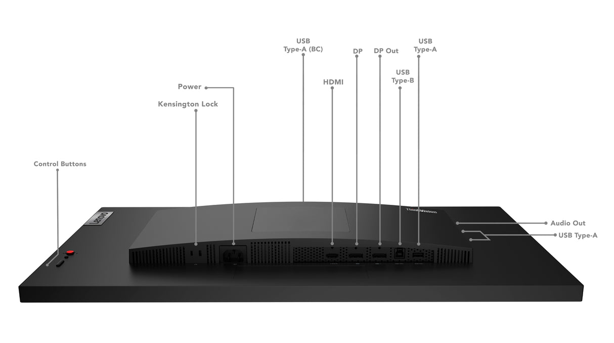 Lenovo ThinkVision P27q-30 LED display 68,6 cm (27") 2560 x 1440 pixel Quad HD Sort