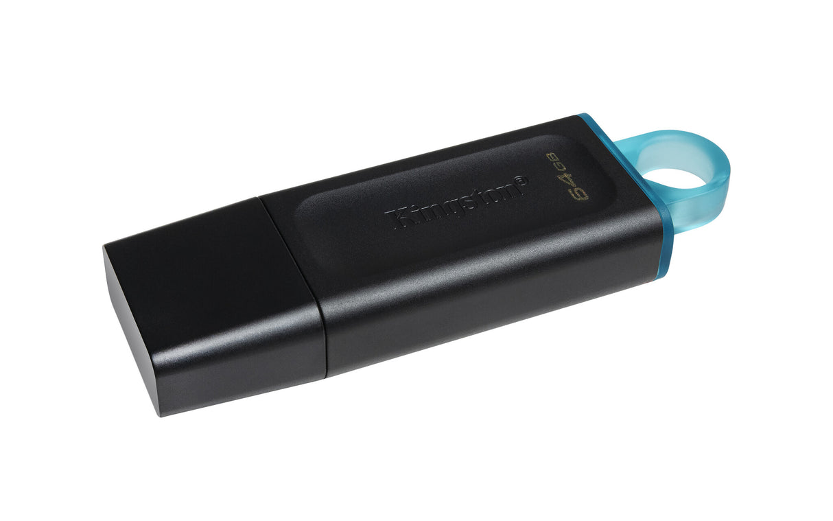 Kingston Technology DataTraveler Exodia USB 3.2 Flash-drev (sort + turkis) - 2 stk
