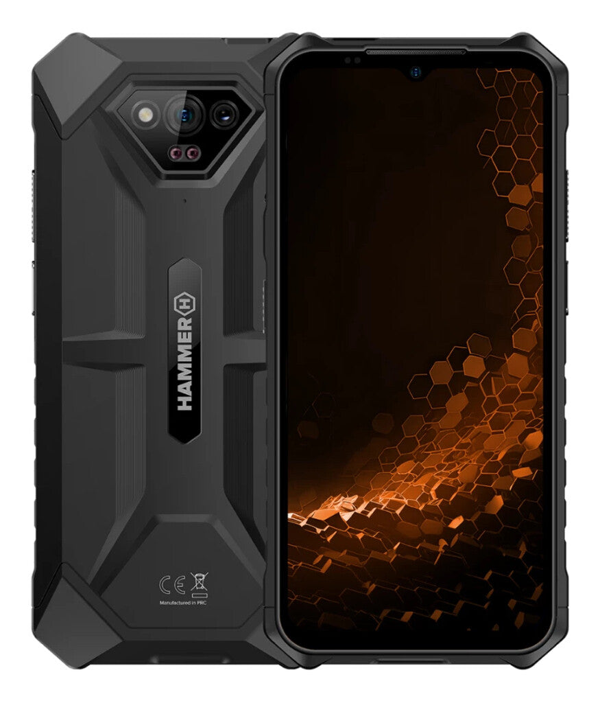 Hammer Iron | V | Black | 6.5 " | IPS | 1600 x 720 pixels | Mediatek | Helio G36 | Internal RAM 6 GB | 64 GB | microSD | Dual SIM | Nano SIM | 3G | 4G | Main camera resolution 50 MP | Secondary camera resolution 8 MP | Android | 13