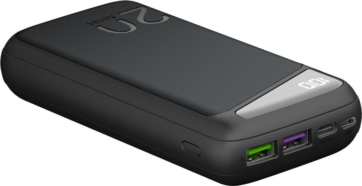 Goobay 53939 powerbank Lithium polymer (LiPo) 20000 mAh Sort