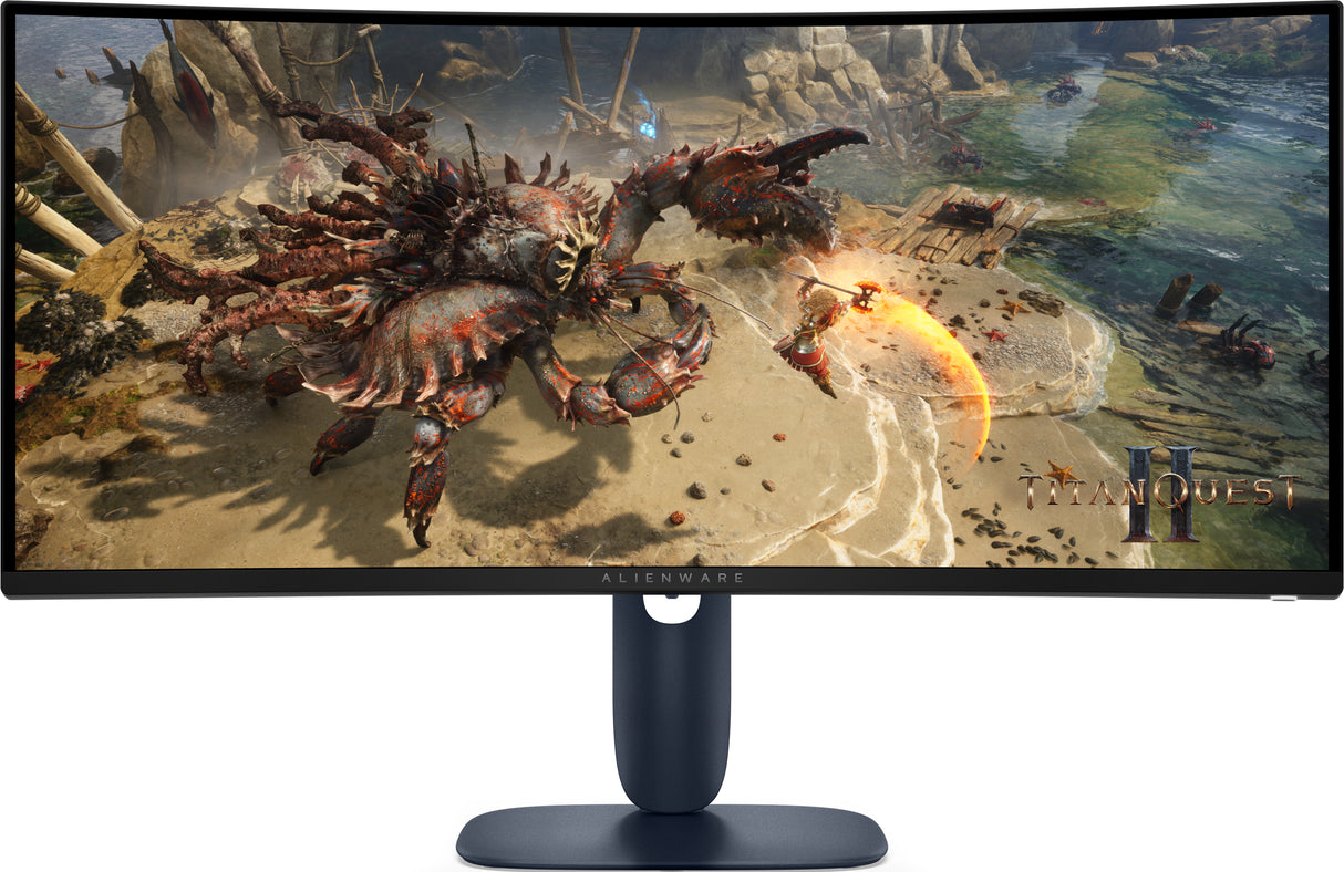 Alienware AW3425DWM computerskærm 86,4 cm (34") 3440 x 1440 pixel Wide Quad HD LCD Sort, Blå