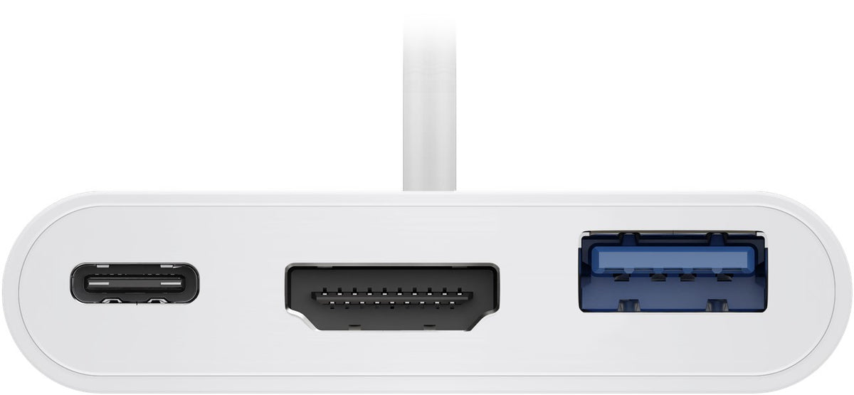 Goobay USB-C multiport-adapter HDMI, PD, hvid