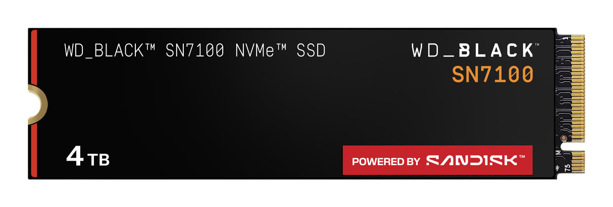 Western Digital Black WD_BLACK SN7100 NVMe 4 TB M.2 PCI Express 4.0 3D TLC NAND