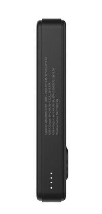 Wozinsky WLWP-10KA0Y3S Lithium polymer (LiPo) 10000 mAh Trådløs opladning Sort