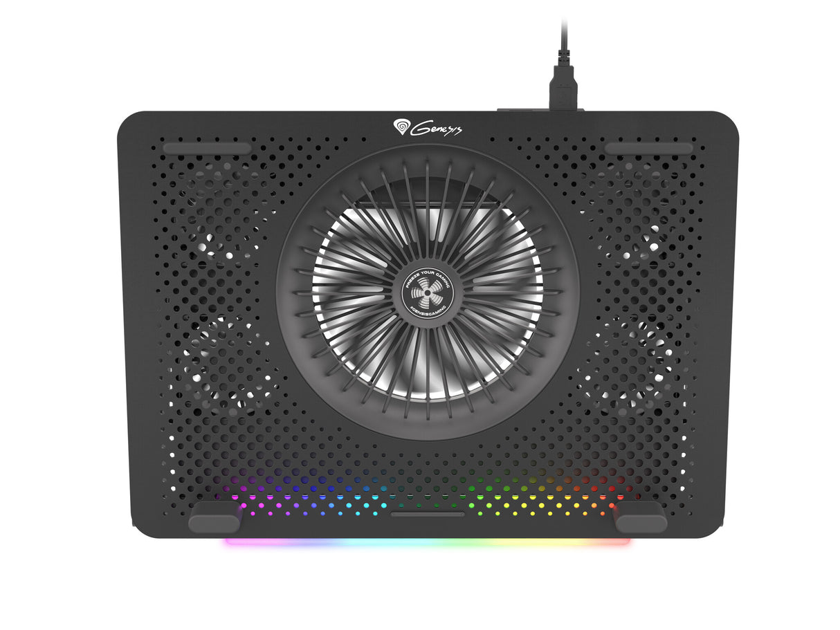 GENESIS Oxid 450 køling til laptop 39,6 cm (15.6") 2400 rpm Sort