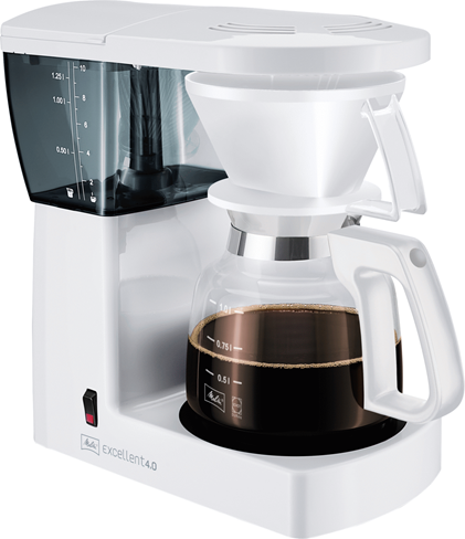Melitta Excellent 4.0 kaffemaskine hvid