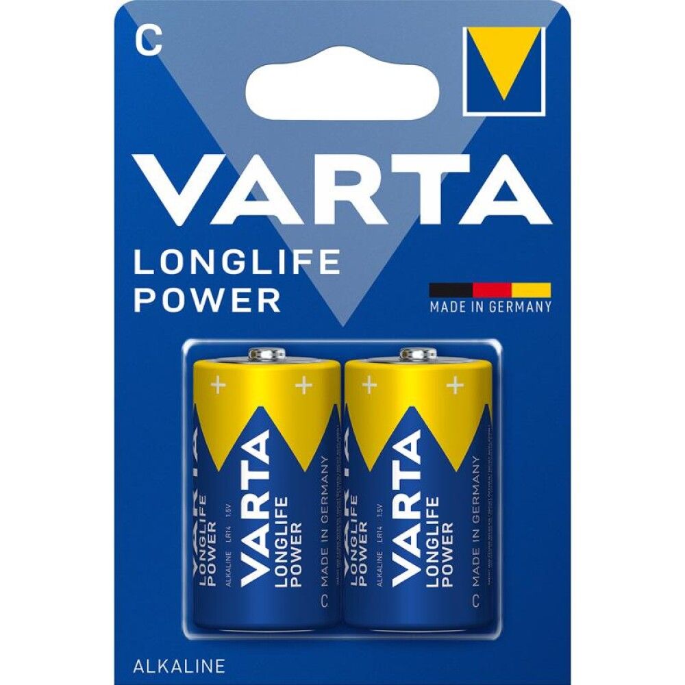 LR14 VARTA LONGLIFE POWER C / BABY BATTERI 2 STK.