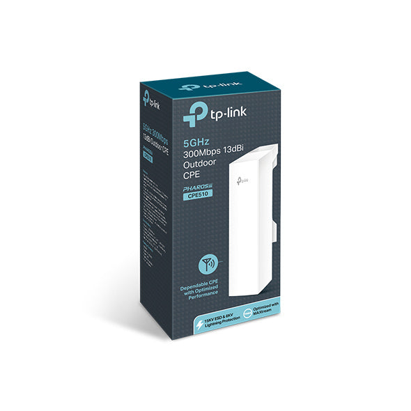 TP-Link CPE510 WLAN adgangspunkt 300 Mbit/s Hvid Strøm over Ethernet (PoE)