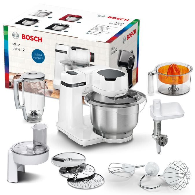 Bosch Serie 2 MUMS2EW40 foodprocessor 700 W 3,8 L Hvid