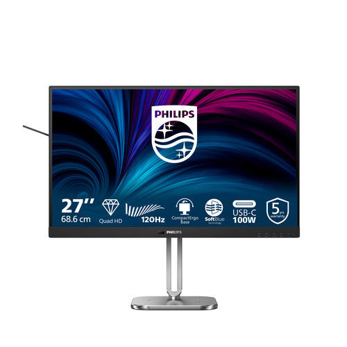 Philips 27B2U4601/00 27 IPS 2560 x 1440 (2K) DisplayPort HDMI USB-C 120 Hz