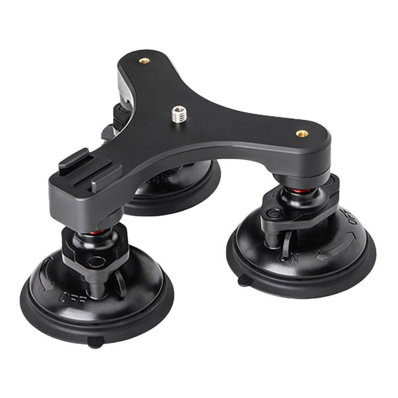 Triple Suction Cup Car Mount Sunnylife til kameraer, telefoner osv. (ZJ771)