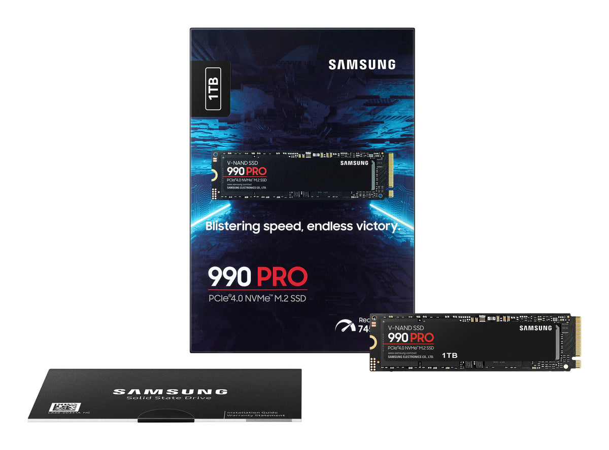 Samsung 990 PRO 1 TB M.2 PCI Express 4.0 NVMe V-NAND MLC