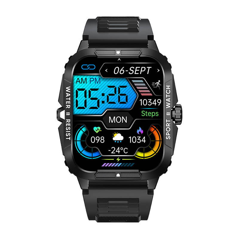 Colmi P76 smartwatch (sort)