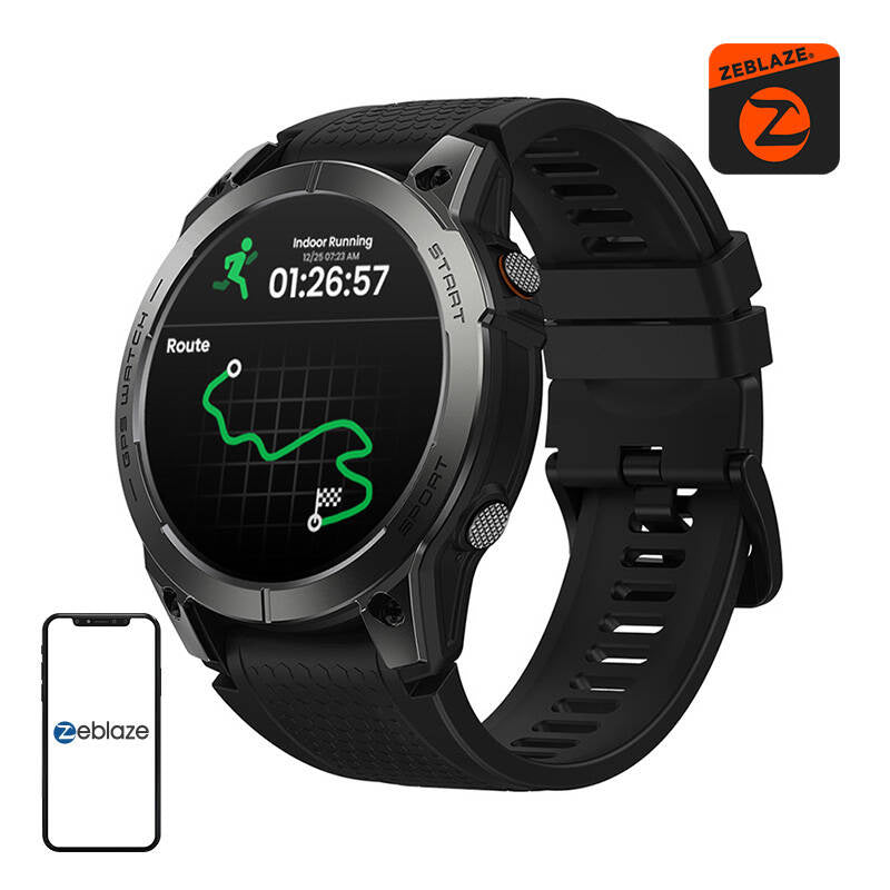 Zeblaze Stratos 3 Pro Smartwatch (Sort)