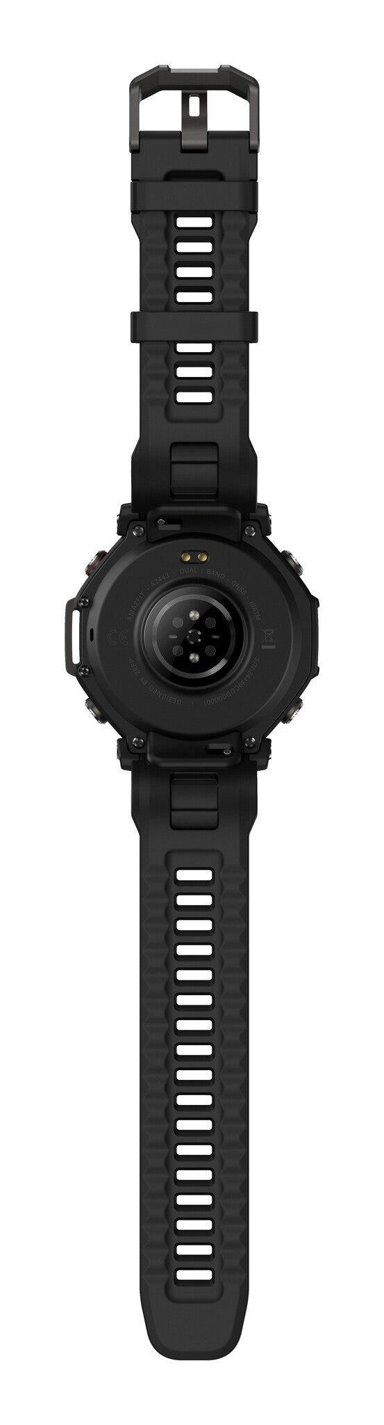 Amazfit T-Rex 3 Pro 3,81 cm (1.5") AMOLED 48 mm Digital 480 x 480 pixel Berøringsskærm Sort Wi-Fi GPS (satellit)