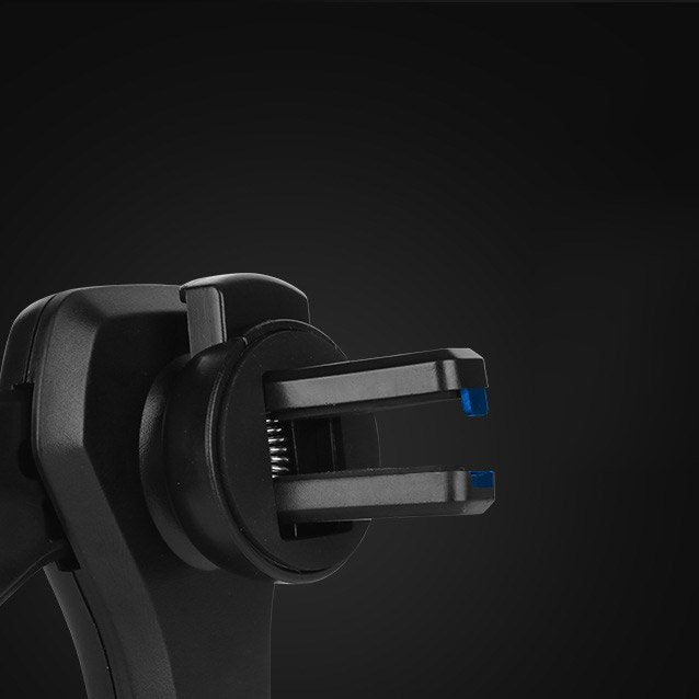 H01 Svart gravitationsvognsholder til ventilationsgrillen