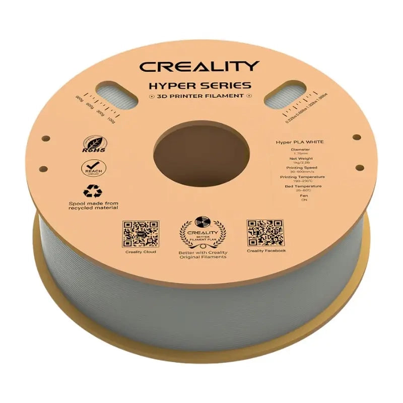 Hyper PLA Filament Creality (hvid)