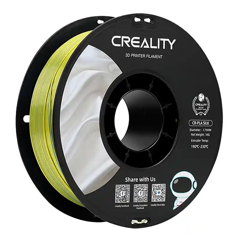 CR-Silk PLA Filament Creality (gul-blå)