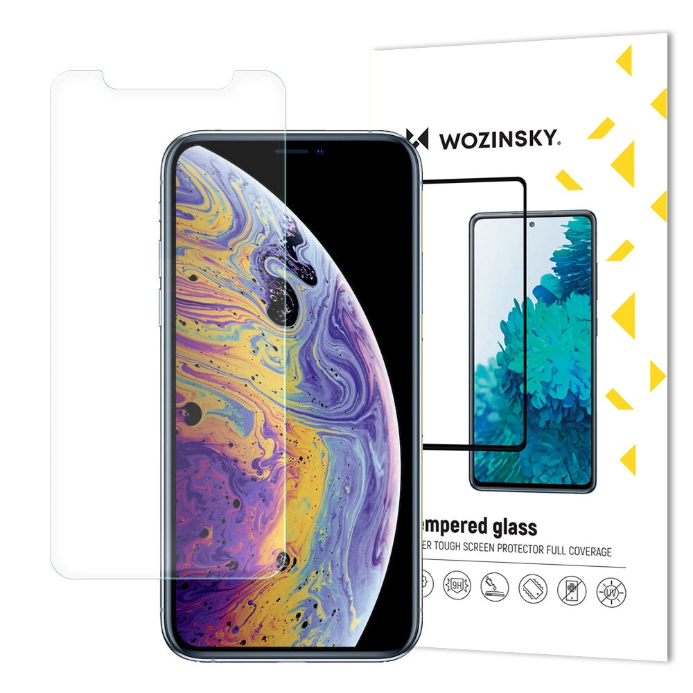 Wozinsky temperet glas 9H skærmbeskytter til Apple iPhone 11 Pro / iPhone XS / iPhone X