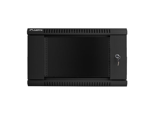 Lanberg WF01-6406-10B rack cabinet 6U Wall mounted rack Black