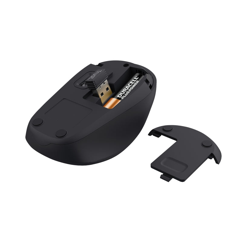 Trust YVI+ wireless mouse ECO 302306 trådløs mus sort
