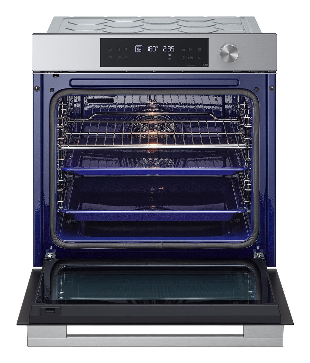 LG WSED7612S 76 L Sort, Rustfrit stål