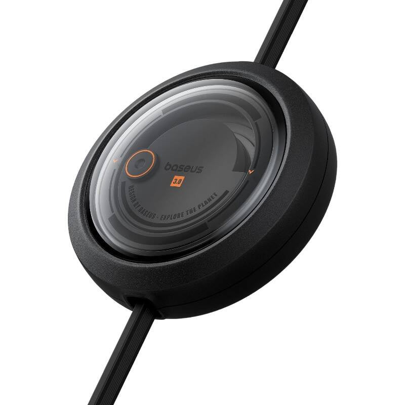 Hurtig opladningskabel 3in1 Baseus Free2Draw USB-C til USB-C/Lightning/Micro 100W, 1,1m (sort)