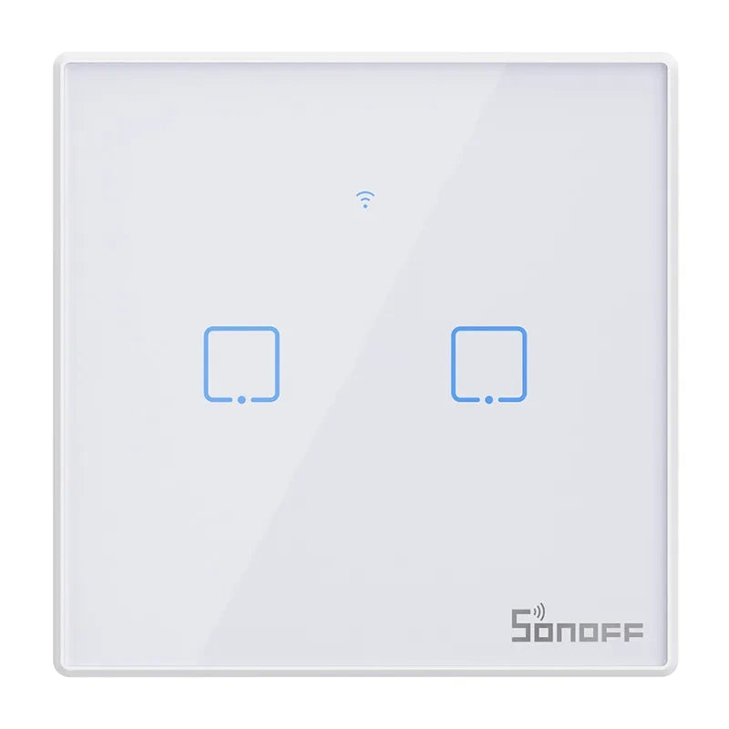 Smart Switch WiFi + RF 433 Sonoff T2 EU TX (2-kanal) opdateret