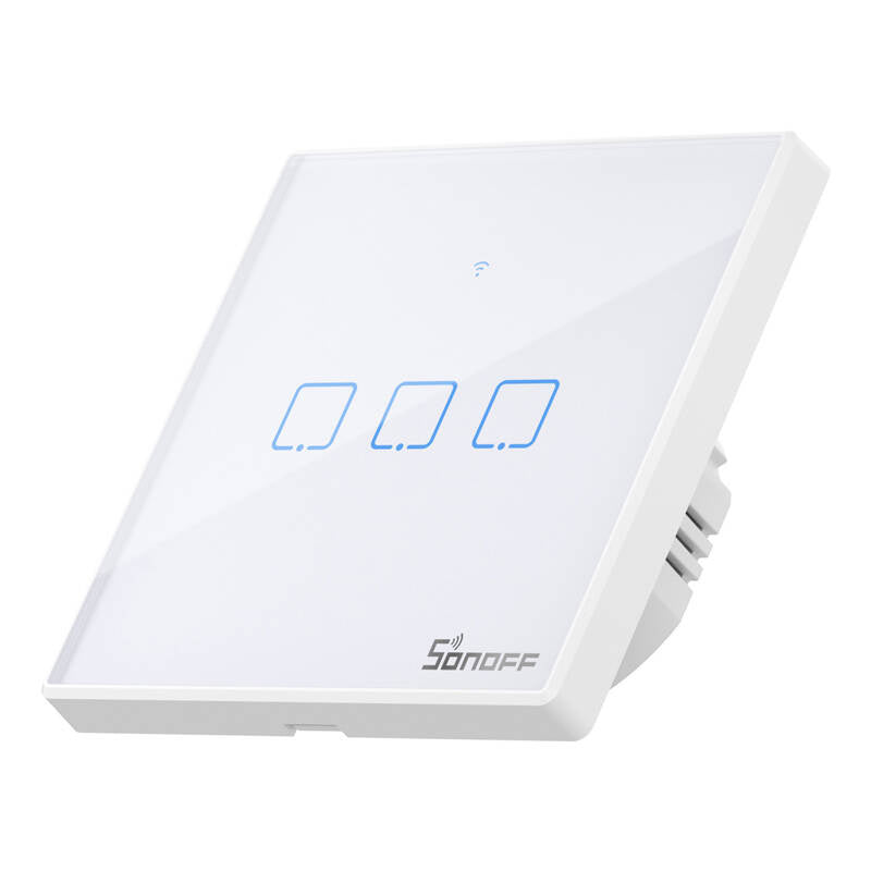 Smart Switch WiFi + RF 433 Sonoff T2 EU TX (3-kanal) opdateret