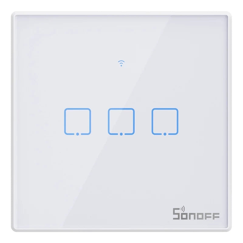 Smart Switch WiFi + RF 433 Sonoff T2 EU TX (3-kanal) opdateret
