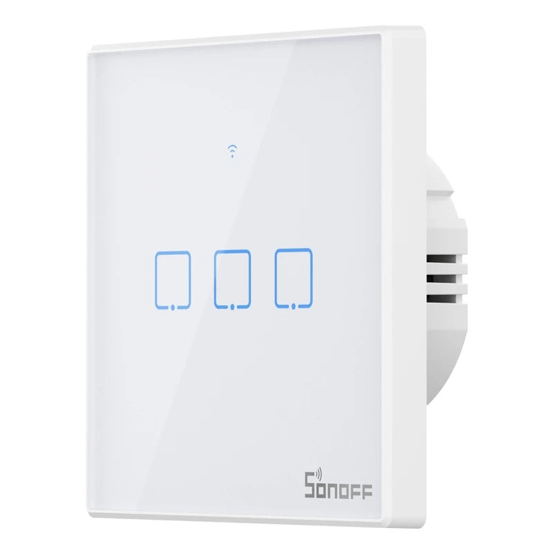 Smart Switch WiFi + RF 433 Sonoff T2 EU TX (3-kanal) opdateret