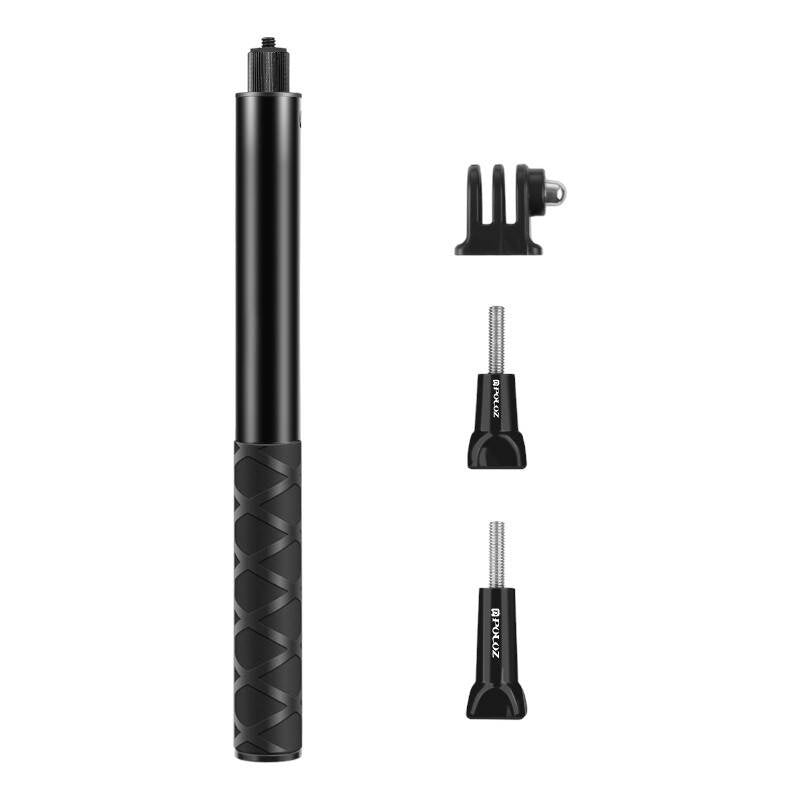 Metal selfie holder Puluz 110 cm til sportskameraer (herunder Osmo Action 5 Pro, Insta360 X5 / X4 / X3)