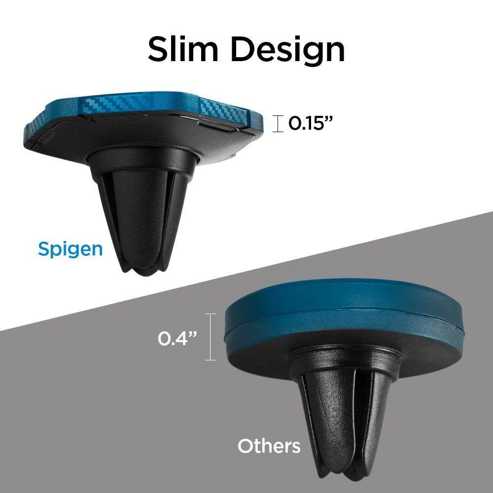 Spigen QS11 Magnetisk billuftventil Telefonholder - sort