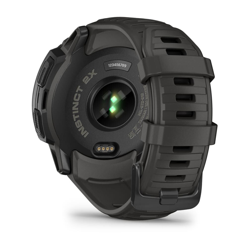 Garmin Instinct 2X Solar 2,79 cm (1.1") MIP 50 mm Digital 176 x 176 pixel Berøringsskærm Grafit GPS (satellit)
